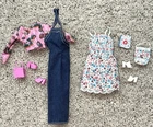 2 Barbie Fashion Avenue Sets Chasing Daisies & First Date Doll Outfits Vintage