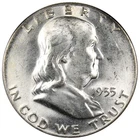 1955-P Franklin Half Dollar BU Brilliantly Uncirculated 50C A2741