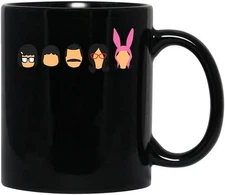 The Belchers 3 Black Coffee Mug – Funny Gift Ceramic Cup