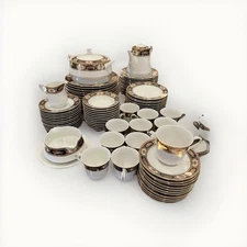 12 Person Bone China Dinnerware Set Made In Japan 90 Pieces