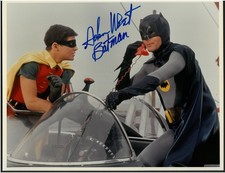 Batman Adam West Signed 11”x14” Photograph PSA/DNA Authentic LOA Autograph PSA 8