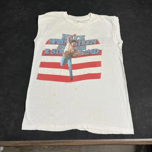 Bruce Springsteen Born In The USA Shirt Mens Large C Vintage vintage concert t-shirt, vintage, size L, single stitch, B+ condition