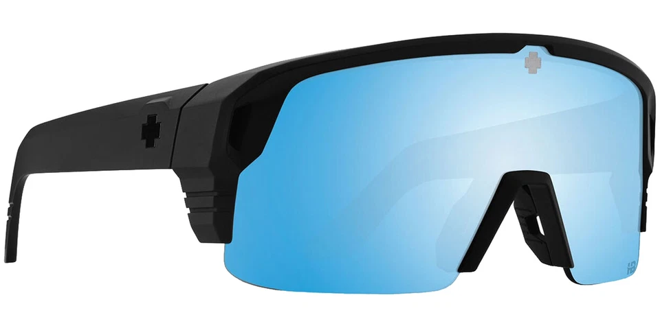 Spy Monolith 50/50 Polarized Sport Shield Sunglasses w/ Happy Lens - Taiwan