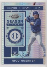 2020 Panini Chronicles Contenders Optic Hyper Prizm 199/299 Nico Hoerner #28 s7f