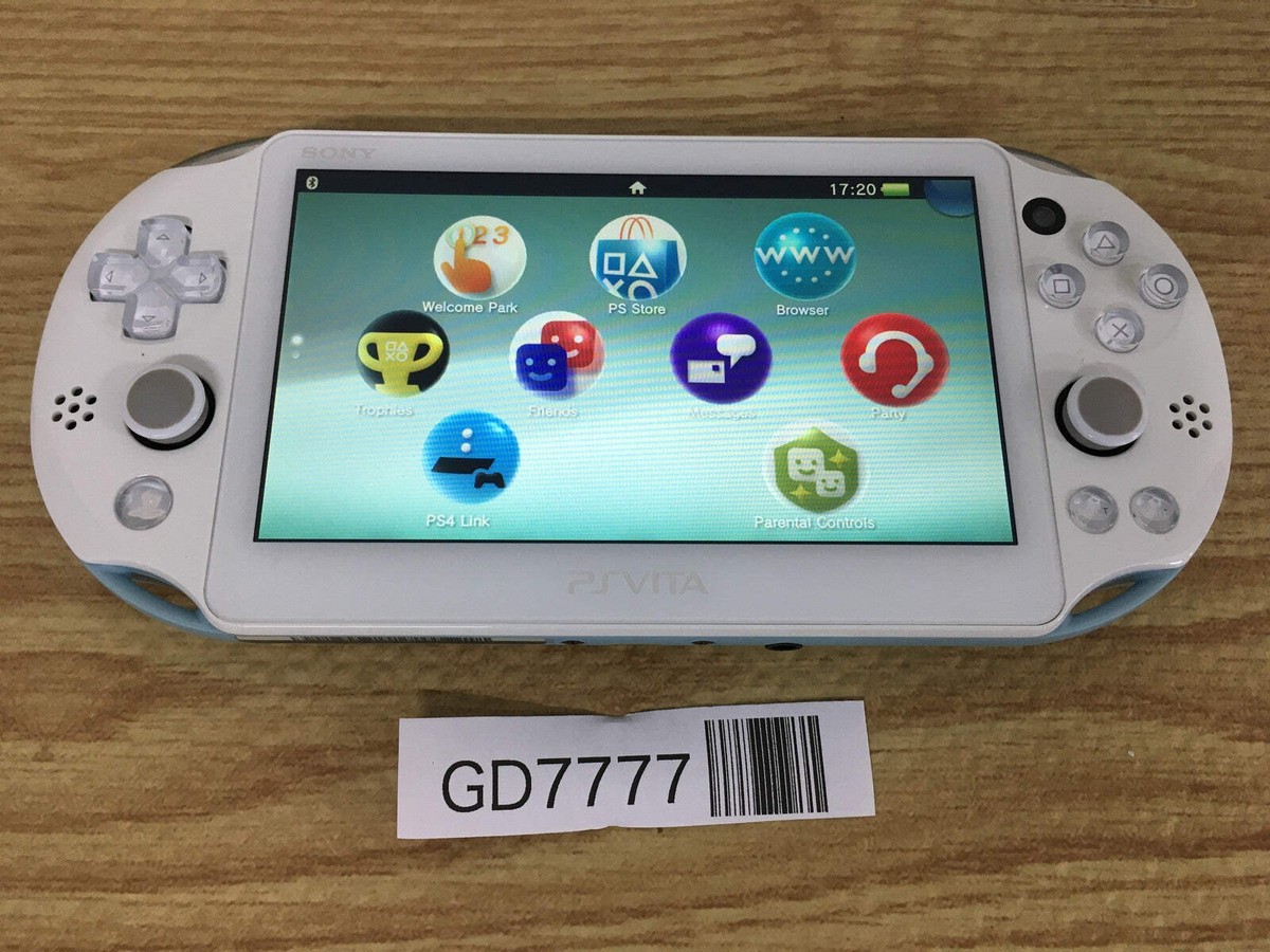 GD7777 PS Vita PCH-2000 LIGHT BLUE & WIHTE SONY PSP Console