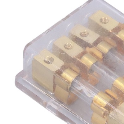   Power Distribution Block Audio Splitter 1 In 4 Out Ground Distributor BAK