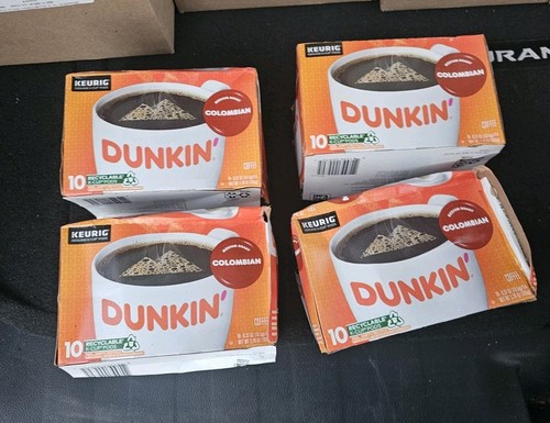 Dunkin' 100% Colombian Medium Roast Coffee, 40 Keurig K-Cup Pods - Picture 1 of 4