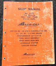 New Idea 701 702 702d Power Unit 292 Chevy In-line 401 Gmc V6 Engine Manual New Idea 701 702 702d Power Unit 292 Chevy In-line 401 Gmc V6 Engine Manual