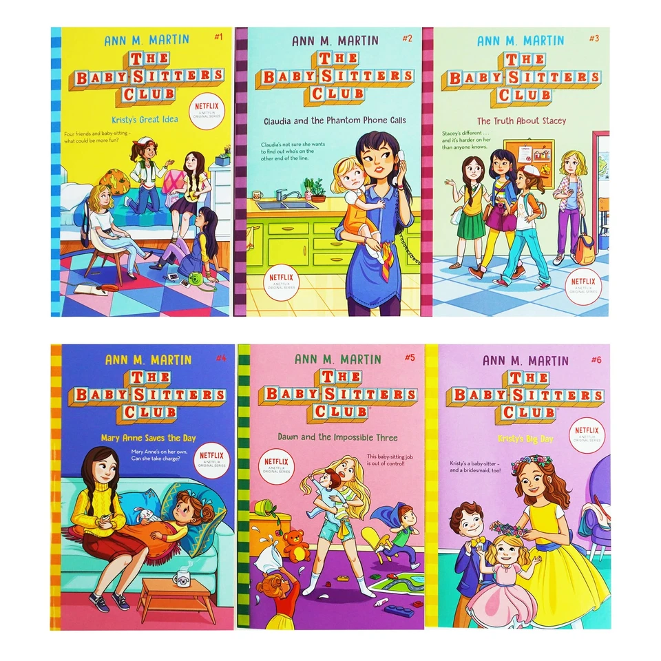 The Babysitters Club Series 1-6 Books Collection Set - Ages 8-12 - Paperback Foto 2 de 4