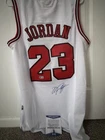 Michael Jordan Autographed Chicago Bulls NBA Basketball Jersey BAS COA