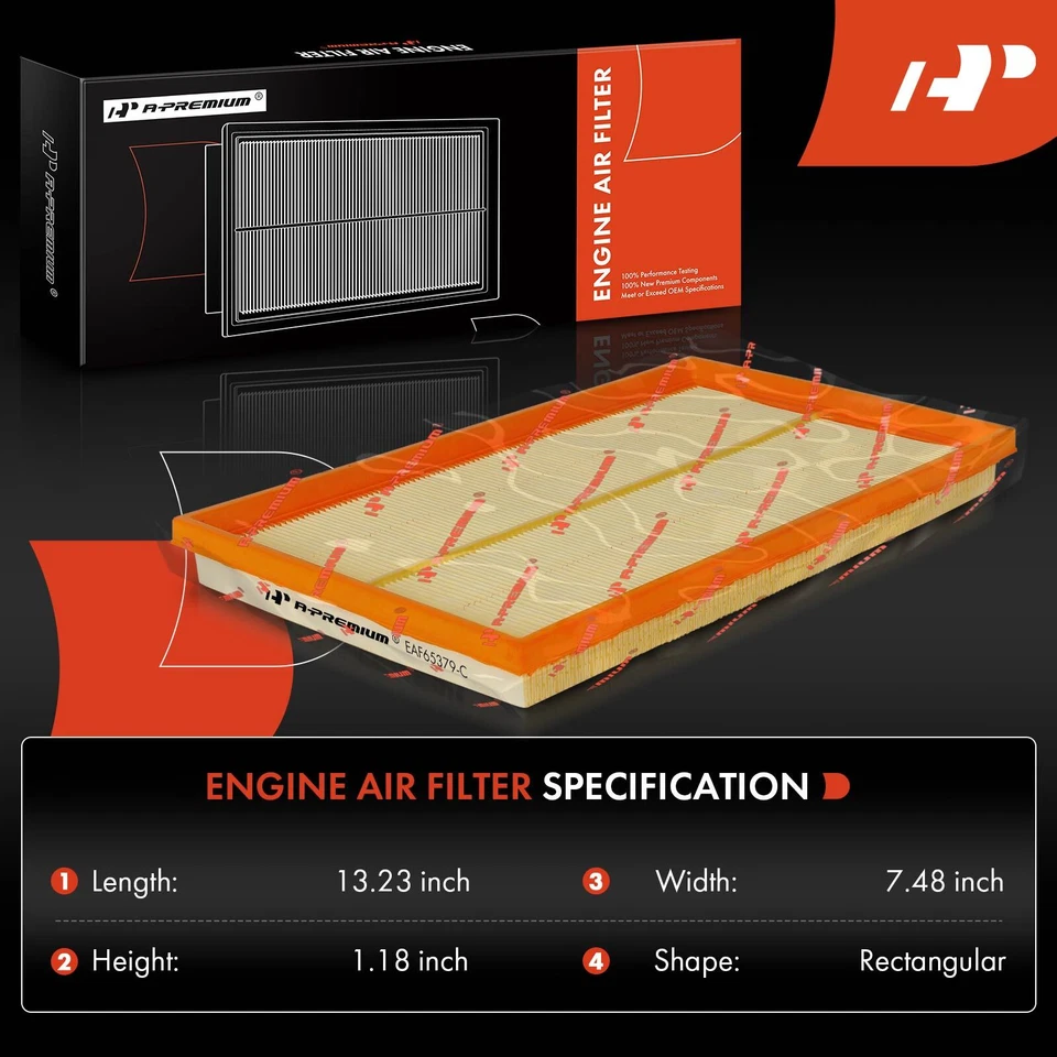 2x Filtro de aire motor para Mercedes-Benz CLK430 C208 C209 A208 1999 2000 2001-2003 Foto 2 de 4
