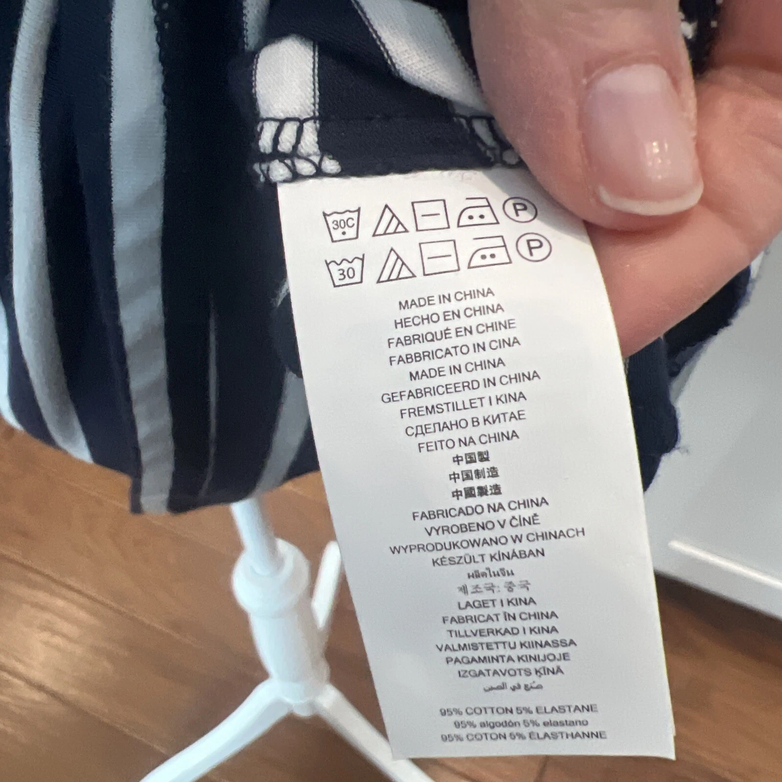 Abito nautico a righe Michael Kors Piccolo