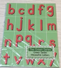 The Green Series - Movable Alphabet / Green Background -  Montessori Set