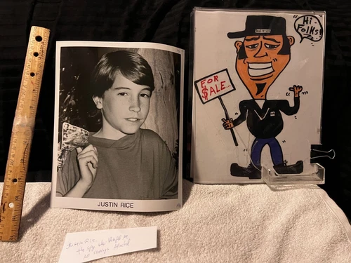 JUSTIN RICE EARLY Signed 8X10 PICTURE Autographed ACTOR THE SPY WHO DUMPED ME🎭 - Picture 1 of 3