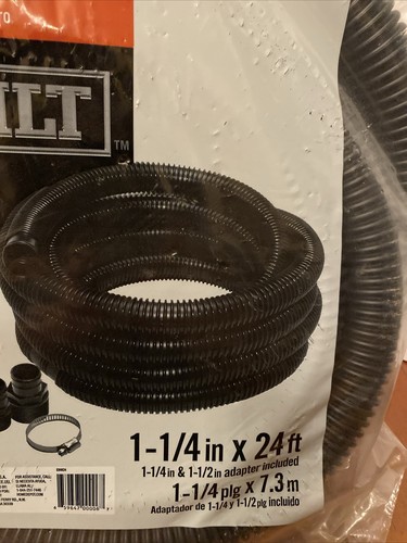 Everbilt Flexible Sump Pump Discharge Hose Kit 1 1/4x 24ft New Sealed - Picture 4 of 10