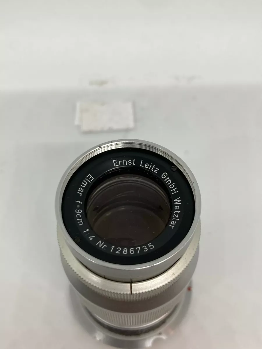 Ernst Leitz Wetzlar Elmar 1:4 9cm Leica Lens 90mm | eBay