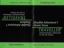Traveller- Double Adventure 1 Shadows/Annic Nova w/Deck Plans - GDW
