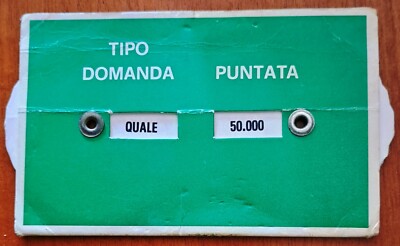 WIR WETTEN? Wettmarke für das Brettspiel - Mike Bongiorno