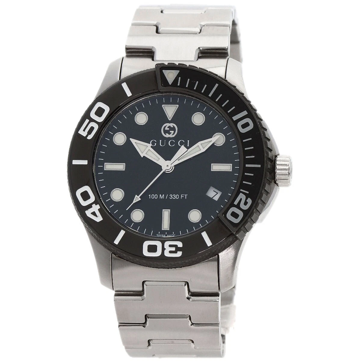 GUCCI G Timeless Diver Orologi YA126.2 Acciaio Inox Acciaio Inox Uomo