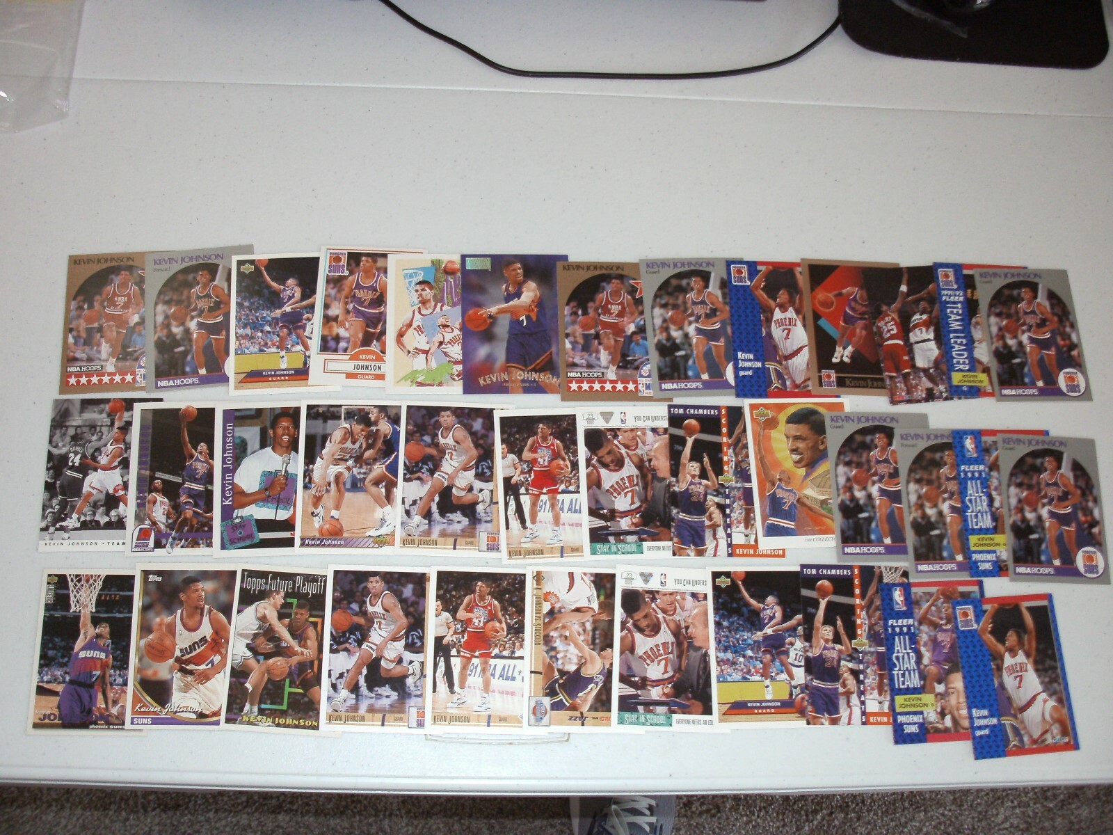 LOT OF 210  KEVIN JOHNSON CARDS