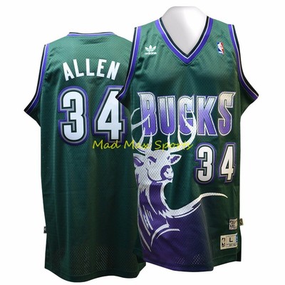 RAY ALLEN Milwaukee BUCKS Hardwood Classic SOUL Swingman ...