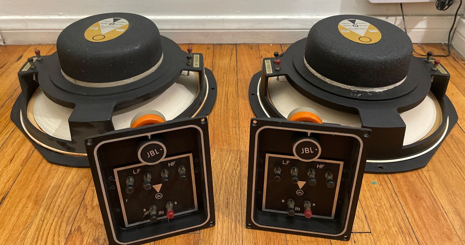 Vintage JBL LE14C Speakers Pair with LX-2-1 crossovers | eBay