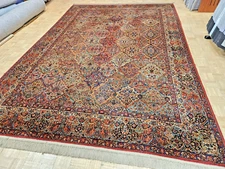 10x14 GENUINE ANTIQUE KARASTAN RUG MULTICOLOR PANEL KIRMAN 717 100% WOOL RUG VGC