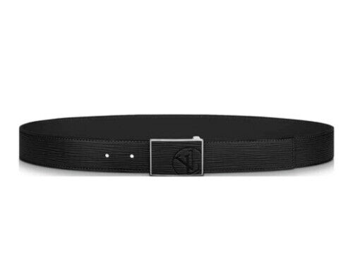 Leather belt Louis Vuitton Black size 95 cm in Leather - 35639396