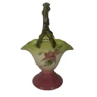 Vintage Hull Pottery  Woodland Basket Vase no. W9- 8 USA Floral Design