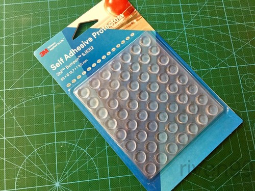 Pack of 56pcs 3M Clear Bumpon Round Adhesive Rubber Bumpers, 75 Shore M, Feet - Picture 2 of 3