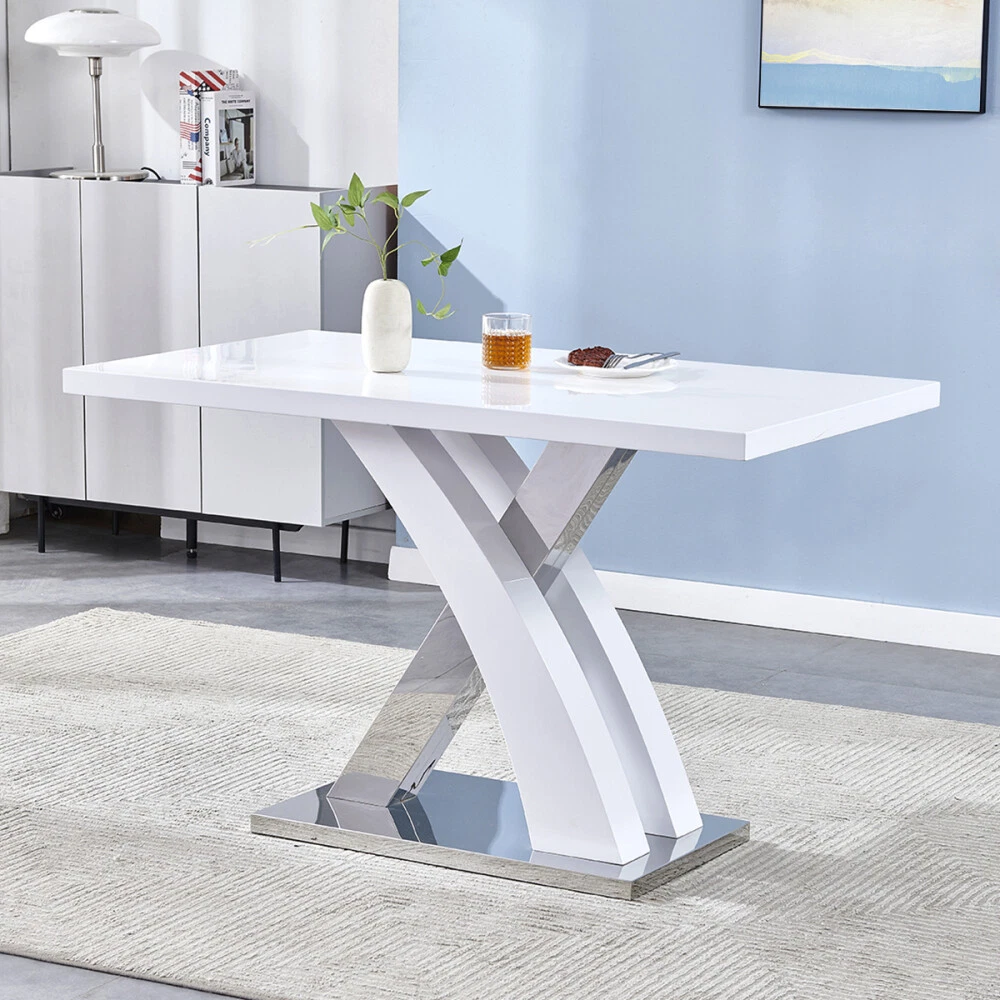 Next white 2024 gloss table