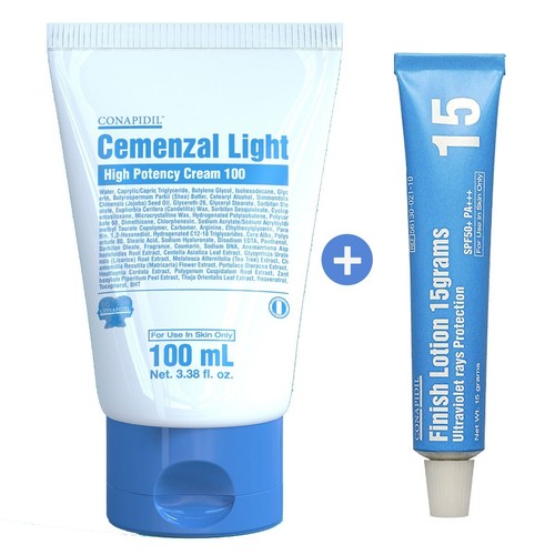 CONAPIDIL Cemenzal Light Cream NEW 100ml + Finish Lotion 15g Korean ...