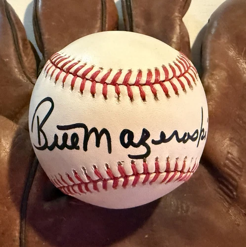 Bill Mazeroski Signed Autographed Official National League (ONL) Baseball