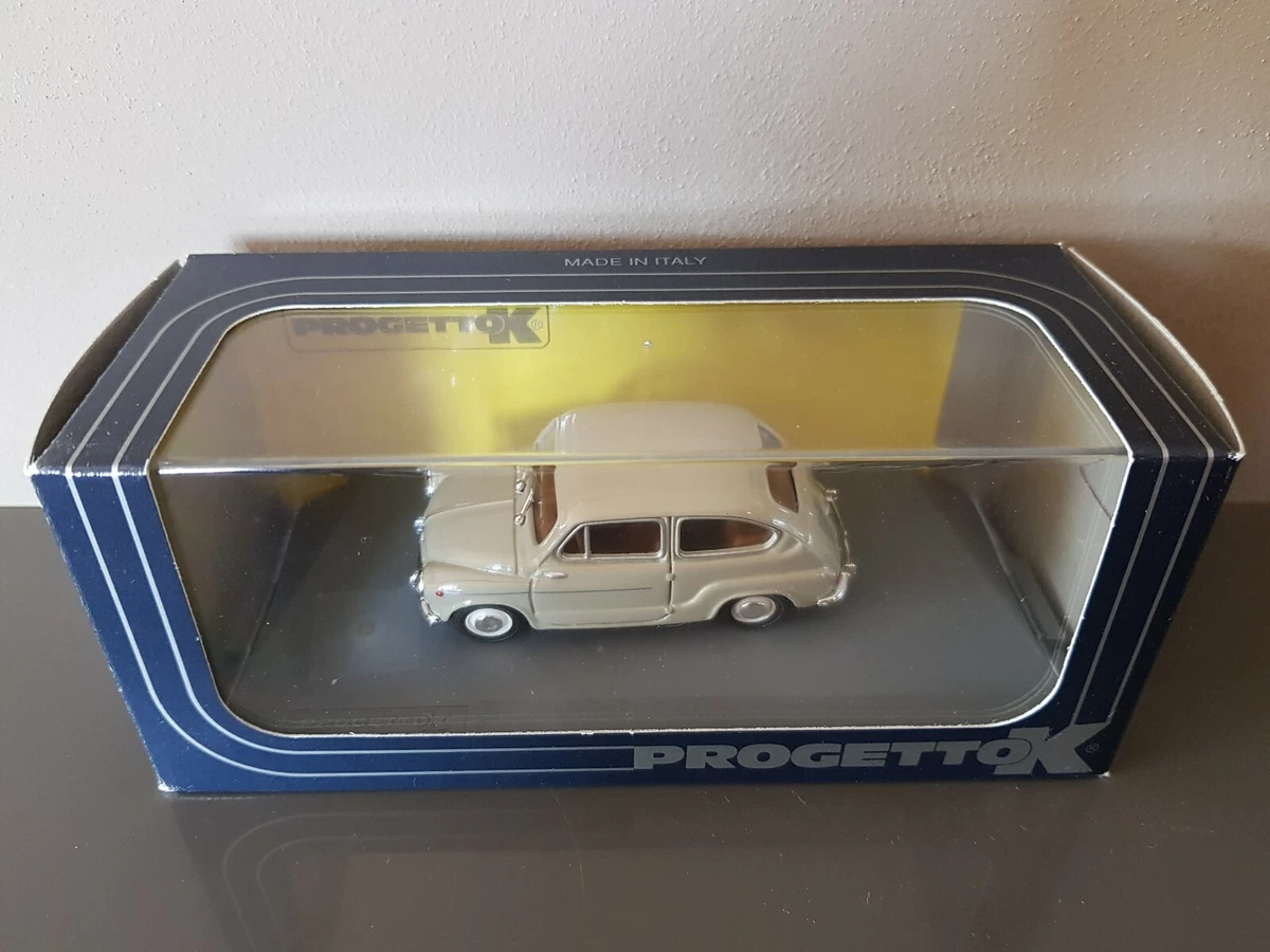 RARITÀ PROGETTO K FIAT 600 ABARTH 1/43 MADE IN ITALY