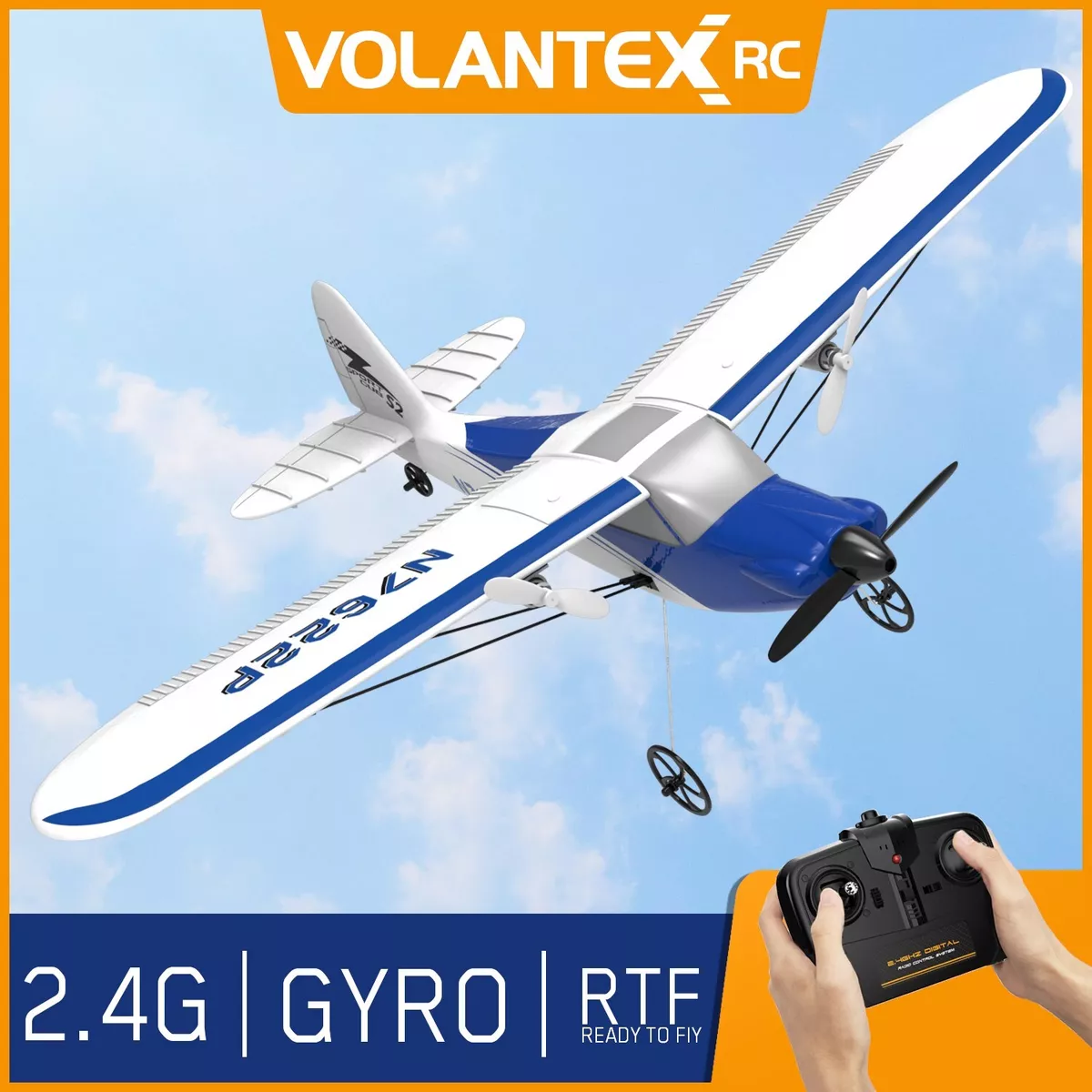 RC RADIO CONTROLLED REMOTE CONTROL AIRPLANE VOLANTEX SPORT 2.4G PLANE AIRCRAFT
