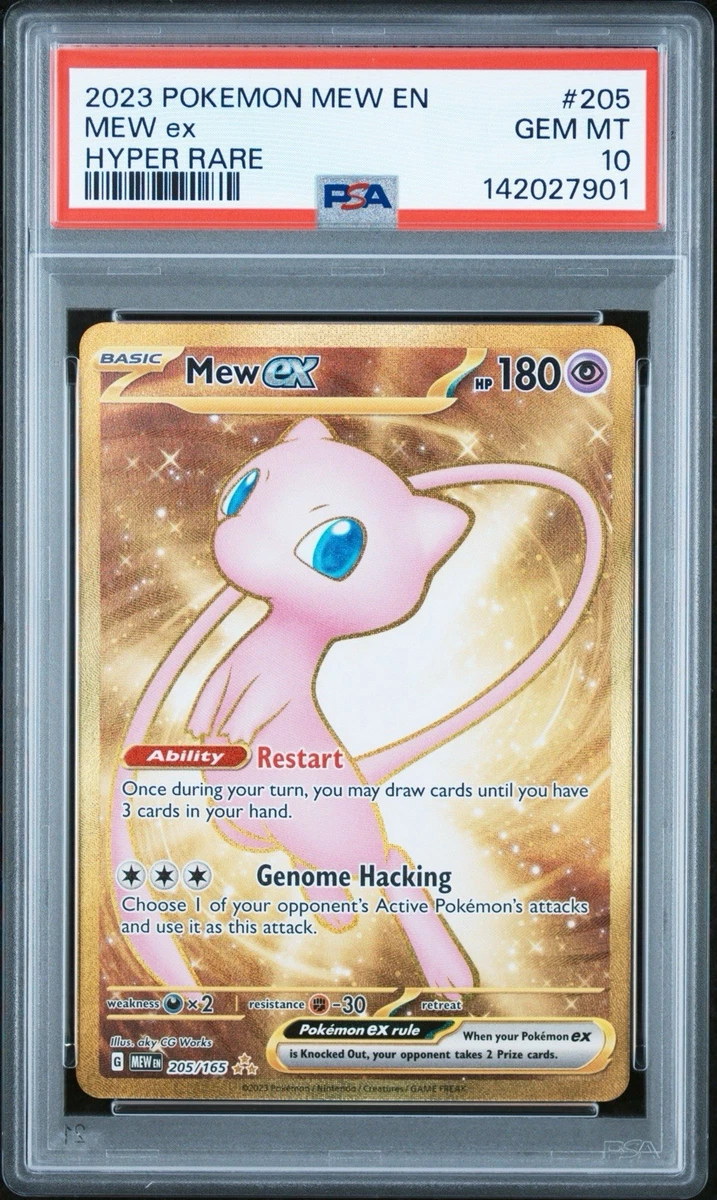 Mew Pokémon TCG Professional Sports Authenticator (PSA) Grade 10