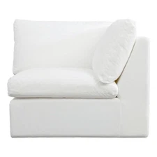 Moe's Home Collection Miles Outdoor Chair Fabric White