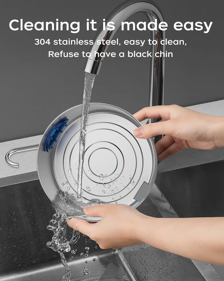 Fuente de agua para gatos de acero inoxidable: 108 oz/3,2 L fuente para gatos para beber Foto 3 de 4