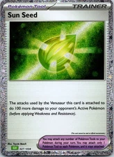 Holo Foil Sun Seed 027/034 Classic Collection Trading Card Game Classic