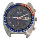 Seiko 6139-6002 Pogue Automatic Chronograph Watch, Blue Dial (Working)