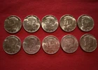 10- 1964 Kennedy Half Dollars 90% Silver
