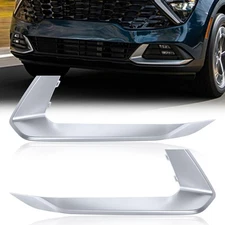 Fits Kia Sportage 2023-2024 Front Fog Light Cover Trim Molding Left Right Chrome