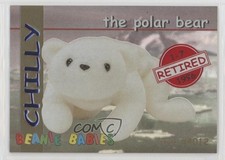 1998 Ty Beanie Babies Series 1 Retired Chase Red Chilly the Polar Bear #12 18n9