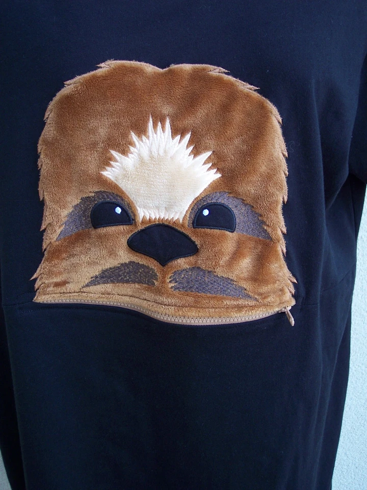 Star Wars Wookie Chewbacca nightgown plus size 2x 3x fits 1x sleep lounge POCKET - Image 4 of 4