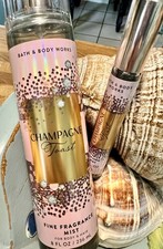 New Bath Body Works Champagne Toast Fine Fragrance Mist 8oz Perfume .23oz