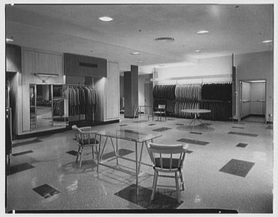 Rogers, Peet & Co., business at 600 5th Ave., New York. Basement, uniforms