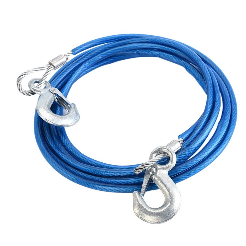 Cinghia Traino Auto Decorativa Con Onde Marine - Kit Con 4 Fascette - Resistente, Foro 14mm, Blu