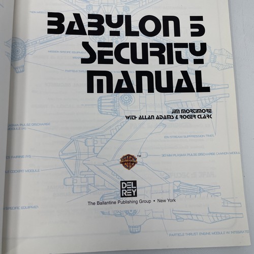 Babylon 5 Security Manual Jim Mortimore Del Rey Book 1998 Trade Paperback 1st Ed - Picture 9 of 9