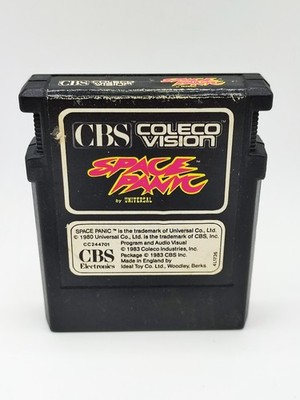 1983 PAL CBS COLECO VISION VIDEOSPIEL CATRIDGE - SPACE PANIC - TOP ZUSTAND