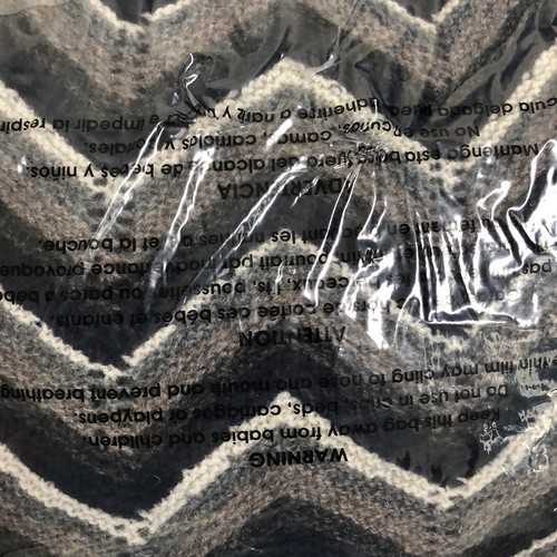 Free People Dress XS Rhiannon Chevron Sweater Black Gray Bell Sleeve Women’s NWT - Picture 6 of 6